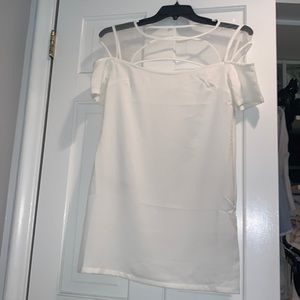 White short sleeve dress